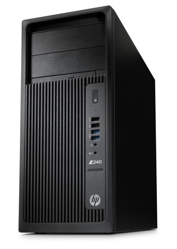 HP Z240 Workstation; Intel Xeon / 3,8 GHz, 32GB RAM, 512GB SSD + 1TB HDD, DVDRW, nVidia Quadro P200